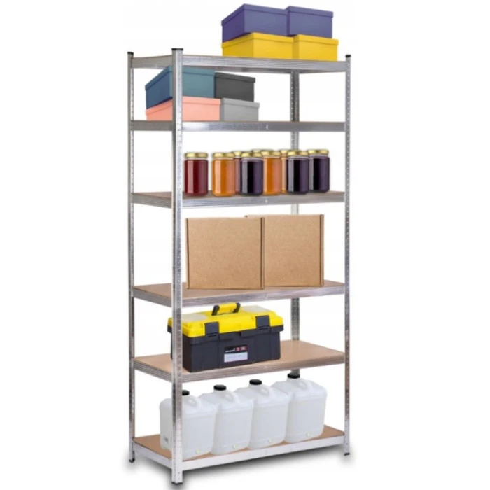 Стеллаж металлический для кладовки кладовой подвала 6 полок 220х110х50 Bonro G2211