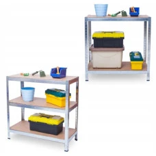 Стеллаж металлический для кладовки кладовой подвала 6 полок 220х110х50 Bonro G2211