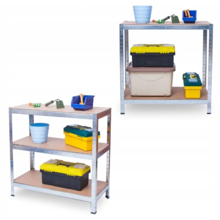 Стеллаж металлический для кладовки кладовой подвала 6 полок 220х110х50 Bonro G2211