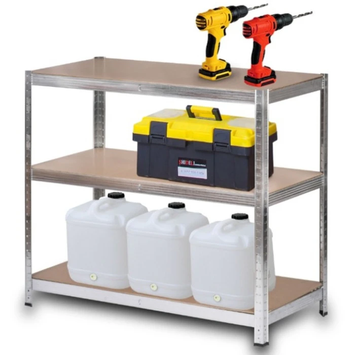 Стеллаж металлический для кладовки кладовой подвала 6 полок 220х110х50 Bonro G2211