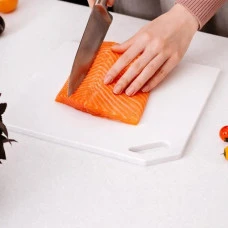 Набір кухонних дошок на підставці зі штучного каменю Bonro B-100 білий 2 шт