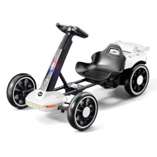 Детский электрокарт Spoko SP-V18 6V7 на четыре колеса с пультом управления белый