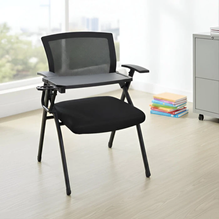 Офісне крісло для навчання з партою Bonro B-502 чорне