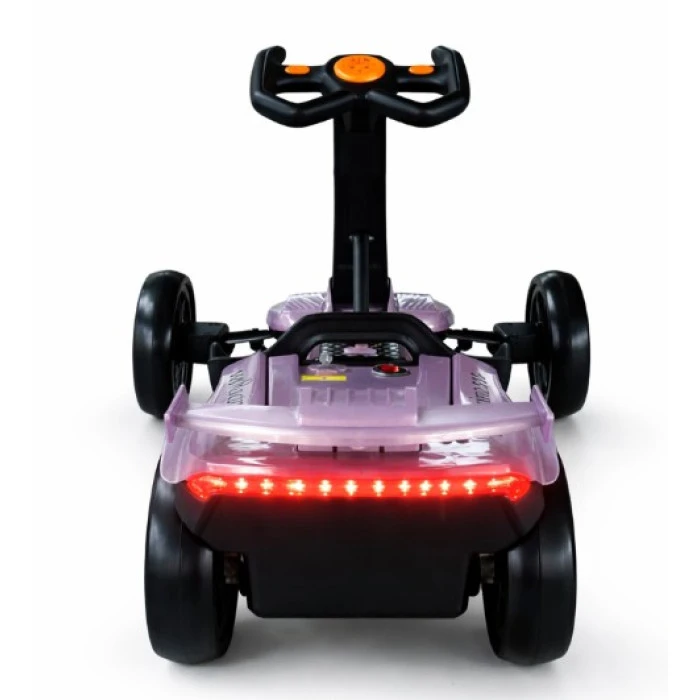 Дитячий електрокарт з пультом керування Spoko SP-V19 12V4,5 бузковий