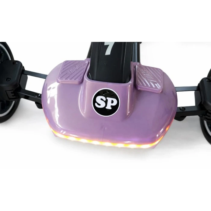 Дитячий електрокарт з пультом керування Spoko SP-V19 12V4,5 бузковий
