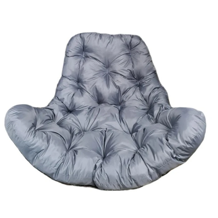 Подушка для крісла кокона з підголівником Bonro B-330 темно-сіра