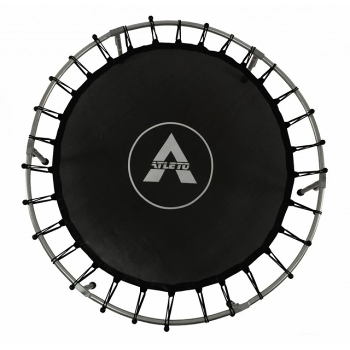 Батут дитячий кімнатний Atleto 140 см з сіткою зелений