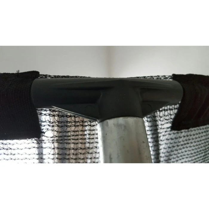 Батут Atleto 404 см з внутрішньою сіткою та драбинкою зелений