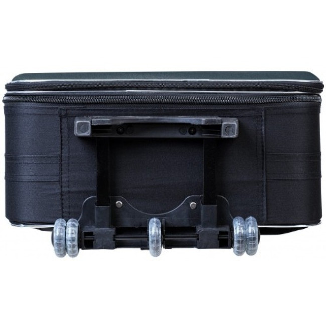 Чемодан Bonro Style набор 3 шт. черно-фиолетовый