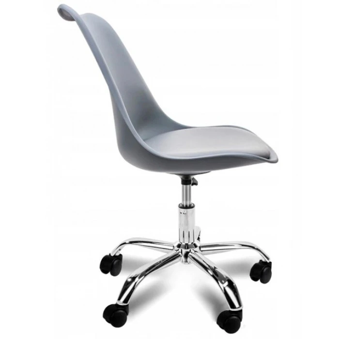 Кресло Bonro B-487 на колесах серое