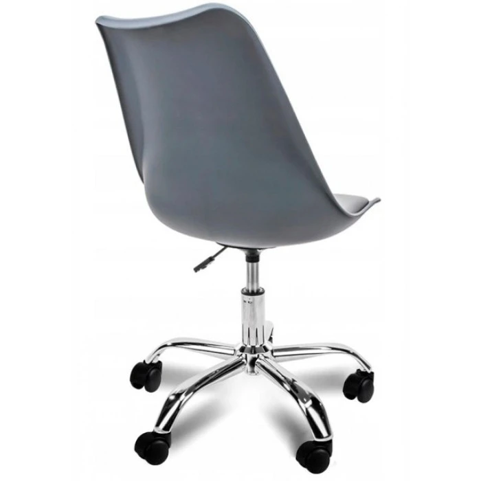 Кресло Bonro B-487 на колесах серое