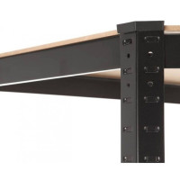 Стелаж кутовий металевий Siker CGS40 чорний