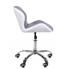 Кресло на колесах серое+белое комплект 4шт Bonro B-531