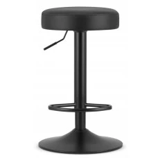 Барний стілець Bonro B-067 чорний з чорною основою