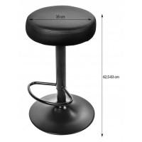 Барный стул Bonro B-067 черный с черным основанием