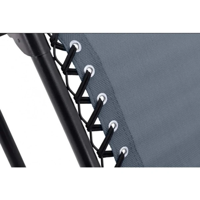 Шезлонг лежак 2 шт і столик набір Bonro SP-167A сірий