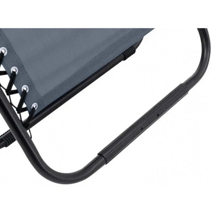 Шезлонг лежак 2 шт і столик набір Bonro SP-167A сірий