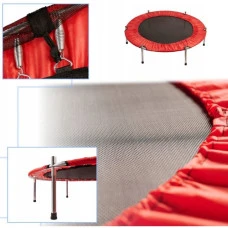 Батут манеж детский с сеткой Atleto 140 см красный KRB01