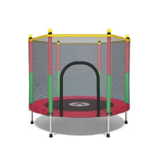 Батут манеж детский с сеткой Atleto 140 см красный KRB01