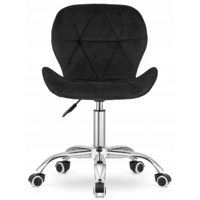 Крісло на колесах Bonro B-531 велюр чорне