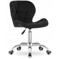 Кресло на колесах Bonro B-531 велюр черное