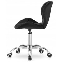 Кресло на колесах Bonro B-531 велюр черное