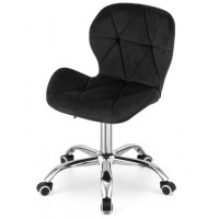 Кресло на колесах Bonro B-531 велюр черное