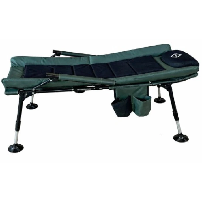 Крісло стілець рибальський шезлонг розкладний Bonro B-22 темно-зелене