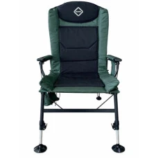 Крісло стілець рибальський шезлонг розкладний Bonro B-22 темно-зелене