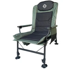 Крісло стілець рибальський шезлонг розкладний Bonro B-22 темно-зелене