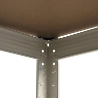 Стелаж металевий 180x90x40 Siker GoodTool P9040 білий 5 полиць