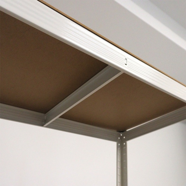 Стеллаж металлический 180x90x40 Siker GoodTool P9040 белый 5 полок