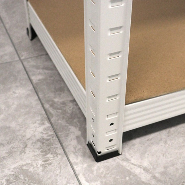 Стеллаж металлический 180x90x40 Siker GoodTool P9040 белый 5 полок
