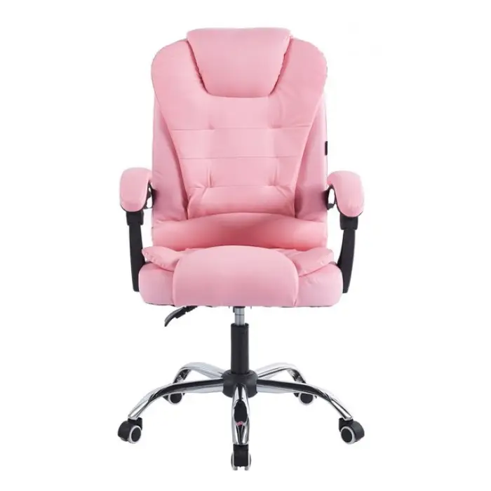 Офисное кресло на колесах Bonro BN-6070 розовое