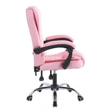 Офисное кресло на колесах Bonro BN-6070 розовое