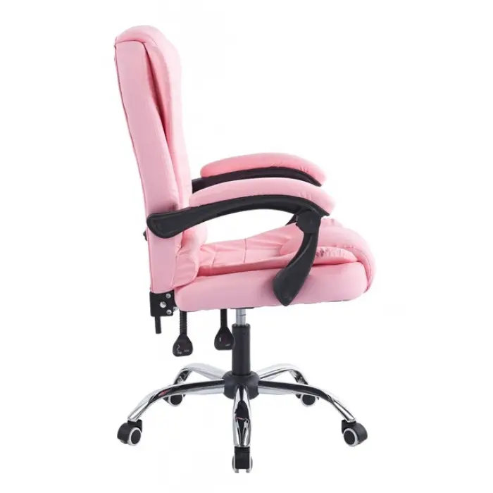 Офисное кресло на колесах Bonro BN-6070 розовое
