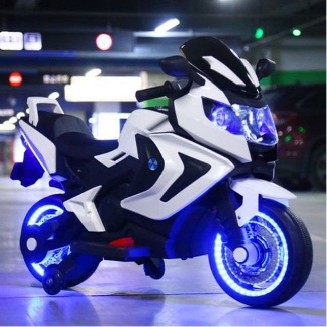 Детский электромотоцикл SPOKO SP-1600 белый