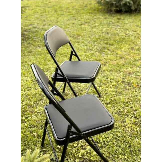 Стул раскладной Bonro B-019 черный (2 шт)