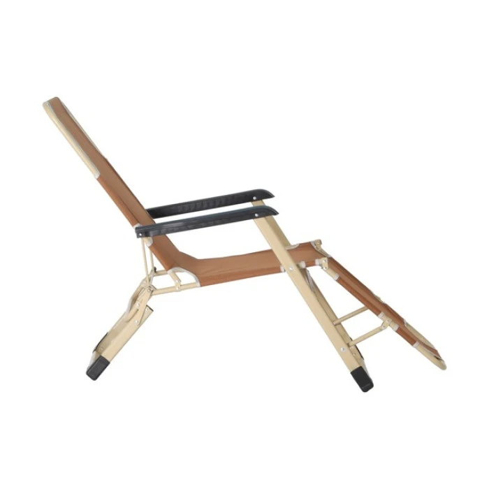 Шезлонг кресло садовый, туристический Bonro B-02 коричневый.