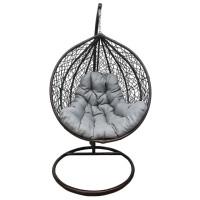 Підвісне крісло-гойдалка кокон Bonro 329 XL (коричнево-сірий)