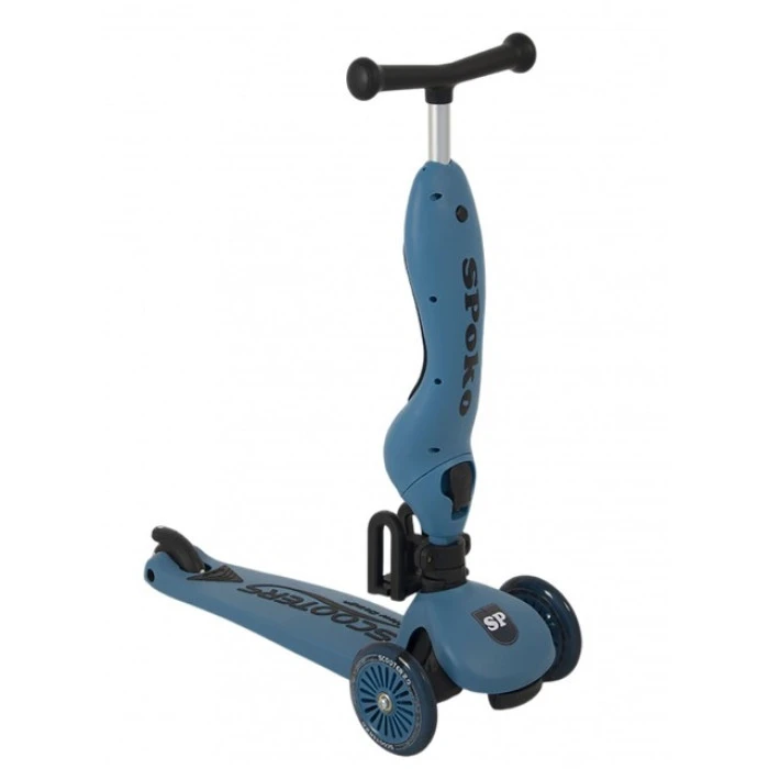 Самокат дитячий триколісний 2в1 Spoko SP-322 синій