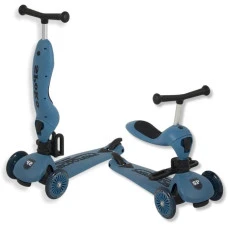Самокат дитячий триколісний 2в1 Spoko SP-322 синій