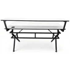 Геймерський ігровий комп'ютерний стіл 15 мм Bonro B-06 білий