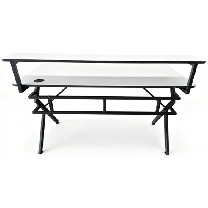 Геймерський ігровий комп'ютерний стіл 15 мм Bonro B-06 білий