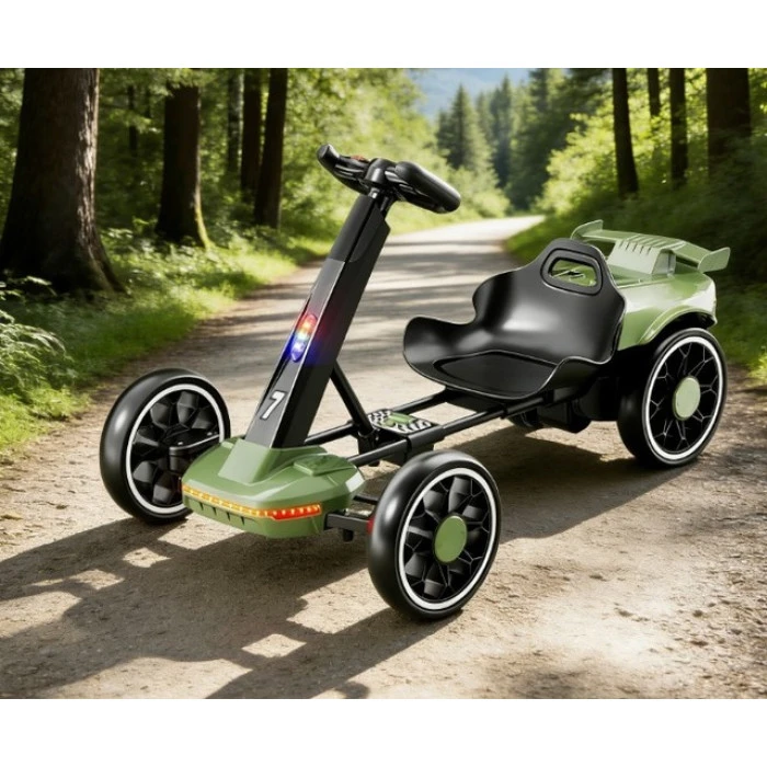 Детский электрокарт с пультом управления Spoko SP-V19 12V4,5 зеленый