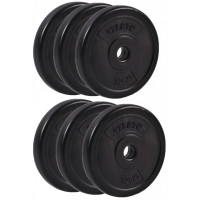 Диск для штанг и гантелей композитный Atleto 6шт x 1,25 кг