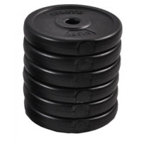 Диск для штанг и гантелей композитный Atleto 6шт x 1,25 кг