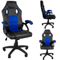 Кресло геймерское Bonro YS-6056 синее