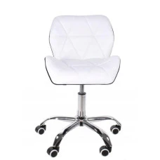 Кресло на колесах белое+черное комплект 4шт Bonro B-531