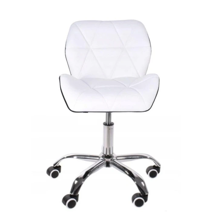 Кресло на колесах белое+черное комплект 4шт Bonro B-531